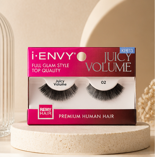 Kiss I Envy Premium Juicy Volume 02 Lashes - KPE13 - image 1