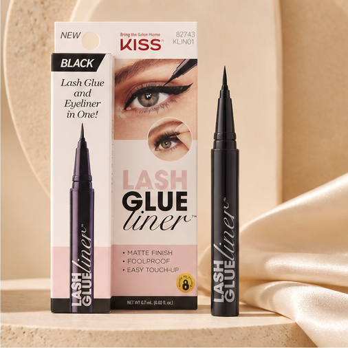 Kiss Lashes Lash Glue Liner, One Size, Black - image 2