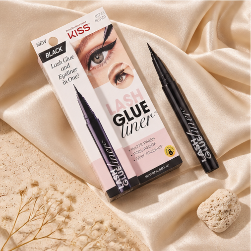 Kiss Lashes Lash Glue Liner, One Size, Black - image 3