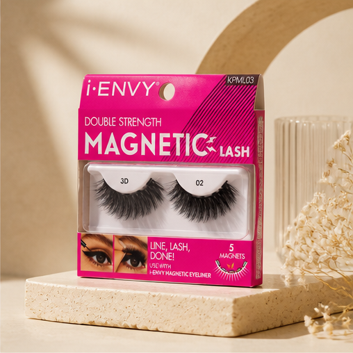 Kiss Lashes Magnetic 3D-Style 01, One Size, Black 02 - image 2