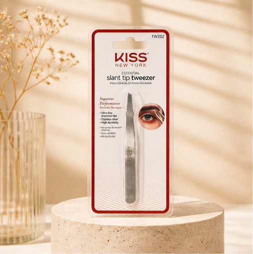 Kiss New York Essential Slant Tip Tweezer One Size - image 1