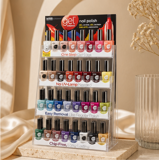 Kiss New York Gel Strong Polish - Lemonade - image 2