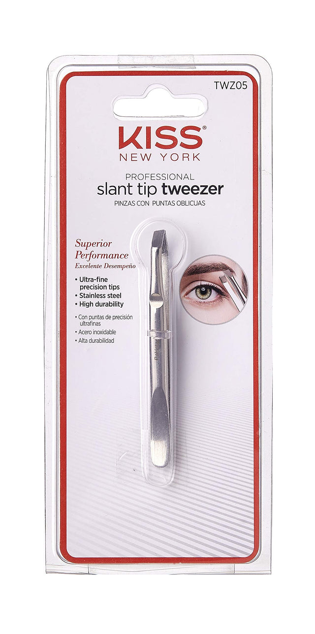 Kiss Tweezer Slant Tip #twz05 Ultra Fine Tip - image 1