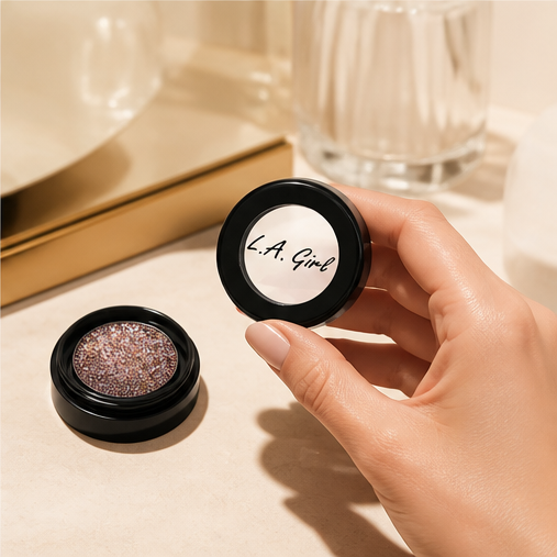 L.a. Girl Cosmetics Glitterholic Glitter Eyeshadow Shade Ooh La La 1.2 G - image 4
