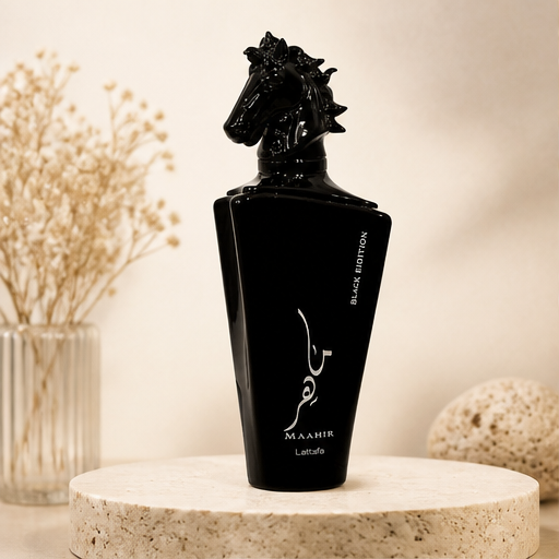 Lattafa Maahir Black Edition by Lattafa EAU DE PARFUM SPRAY 3.4 OZ for UNISEX - image 1