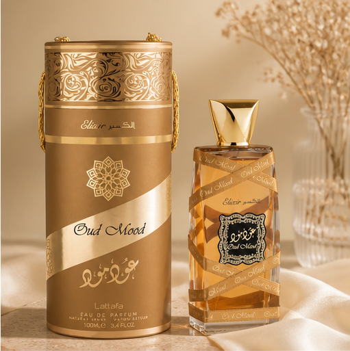 Lattafa Oud Mood Elixir EDP 100ml in Gold - image 2