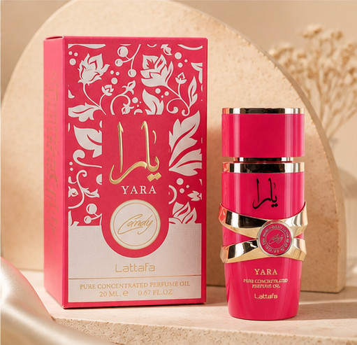 Lattafa Yara Candy - Fruity, Sweet, Floral, Musky - Pure Concentrated Perfume Oil Long-Lasting Fragrance for Women, 0.67 Ounce / 20 Ml - image 4