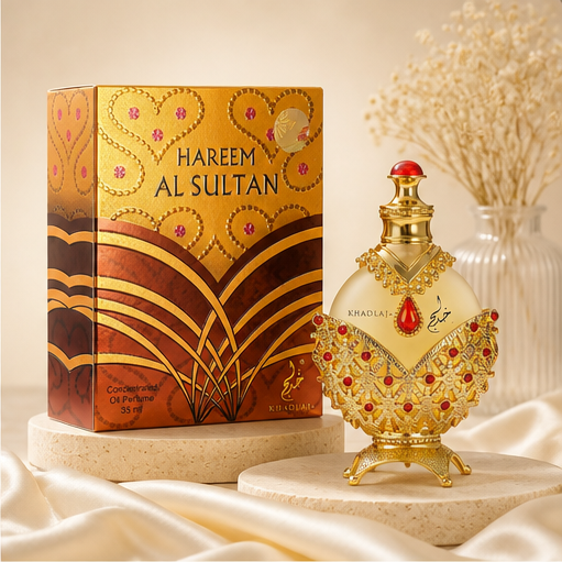 Luxplus Khadlaj Hareem Al Sultan Gold Oil 35 Ml - image 2