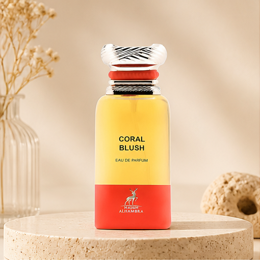 Maison Alhambra Coral Blush - Fruity, Sweet, Warm - All Over Spray Long-Lasting Fragrance for Unisex, 5.07 Ounce / 150 Ml - image 1