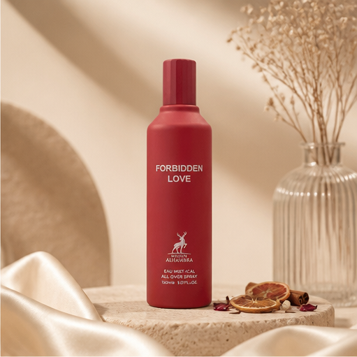 Maison Alhambra Forbidden Love - Nutty, Fruity, Sweet, Warm - All Over Spray Long-Lasting Fragrance for Unisex, 5.07 Ounce / 150 Ml - image 2