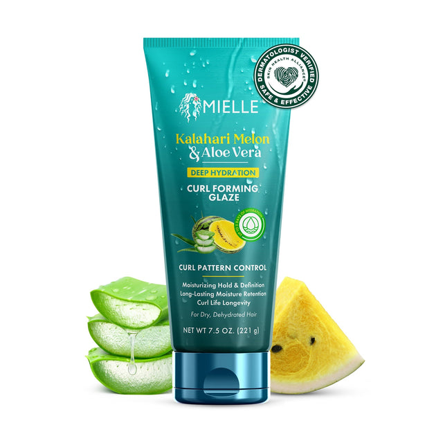 Mielle Kalahari Melon & Aloe Vera Deep Hydration Curl Forming Glaze, 7.5 OZ - image 1