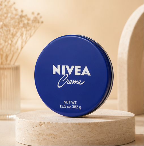 NIVEA Creme Body Face and Hand Moisturizing Cream 13.5 Oz Tin - image 1