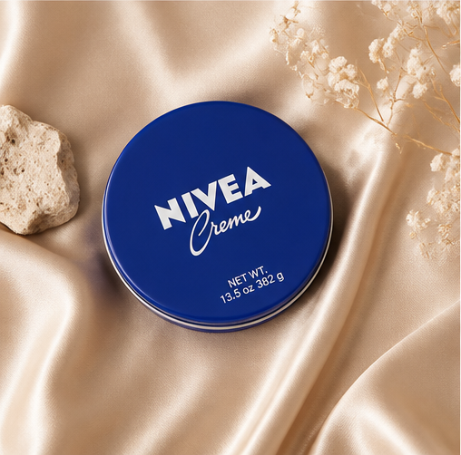 NIVEA Creme Body Face and Hand Moisturizing Cream 13.5 Oz Tin - image 3