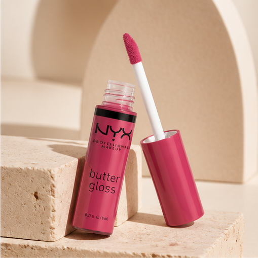 NYX Professional Makeup Butter Gloss, Strawberry Cheesecake - image 2