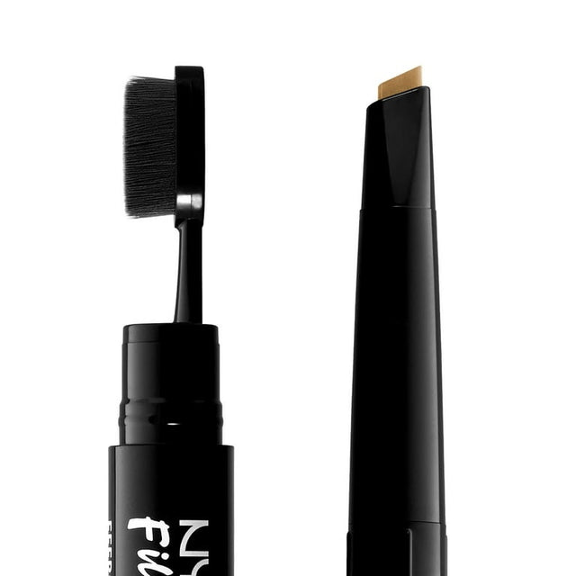 NYX Professional Makeup Fill & Fluff Eyebrow Pomade Pencil, Chocolate - image 1