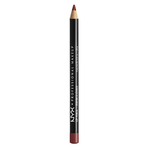 NYX Professional Makeup Slim Lip Pencil Creamy Long-Lasting Lip Liner, Auburn - image 1