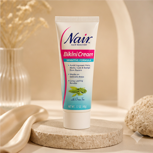 Nair, Sensitive Bikini Cream Hair Remover, 1.7 Oz (Case of 3) - image 4
