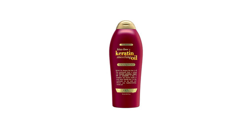 OGX Frizz-Free + Keratin Smoothing Oil Shampoo - image 1
