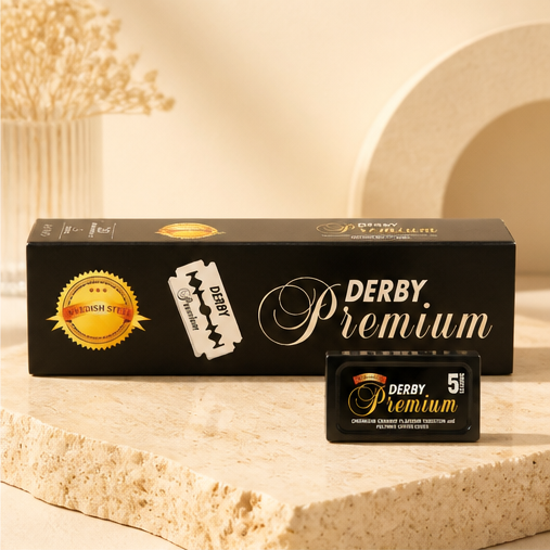 RB-DER-003-100bl Premium Double Edge Razor Blades - Pack of 100 Blade - image 2