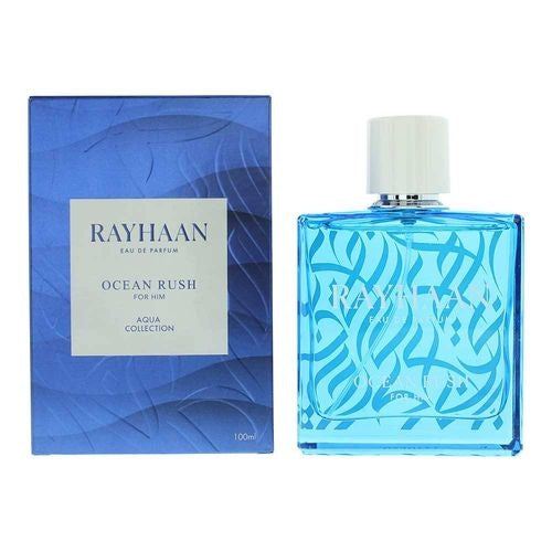 Rayhaan Ocean Rush Eau De Parfum 100Ml Spray in Blue - image 1