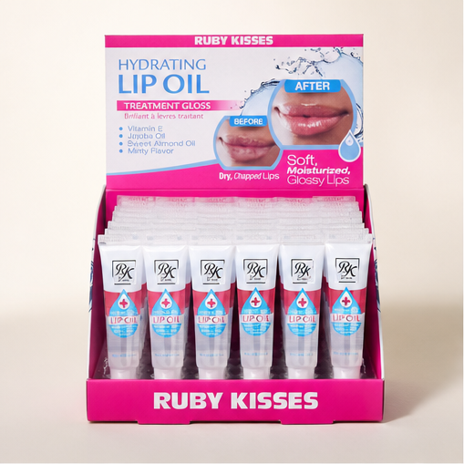 Ruby Kisses Hydrating Lip Oil Display Set (48 PCS) - image 1
