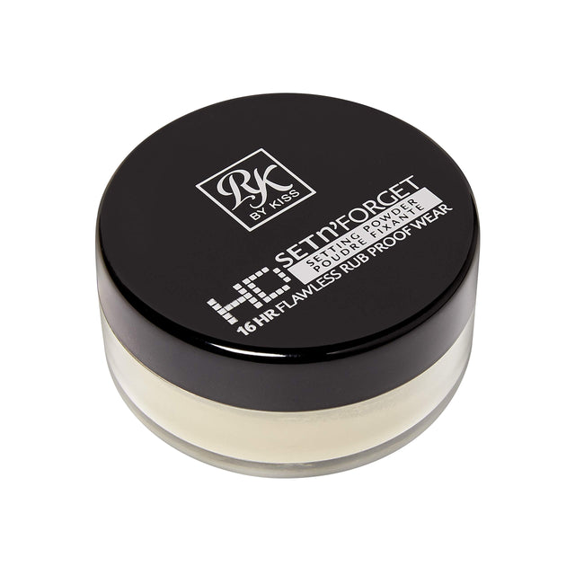 Ruby Kisses Loose Setting Powder 0.4oz Weightless Smooths Mattifying Finish and Shine Control Pure Silica Mineral Powder (Banana) - image 1