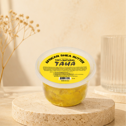 Taha Natural 100% African Shea Butter 10 Oz - image 1