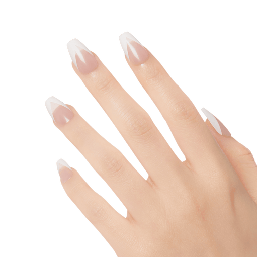 Kiss Classy Press On Glue Nails - Silk Dress