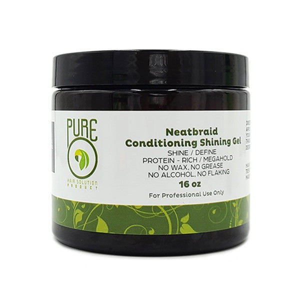 Pure O Natural Neatbraid Beauty Professional Conditioning Shining Gel 16 Oz - image 1