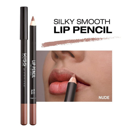 KISS New York Professional Slim Lip Pencil Creamy Soft Lip Liner Smooth Long-Lasting Rich Lip Color Natural Lip Makeup Water-Resistant Lip Crayon - image 1