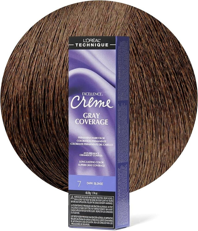 L'or?al Technique Excellence Crme Permanent Hair Color | Long-Lasting Hair Dye | Rich Formula with No-Drip Application | Superb Gray Coverage | for Al - image 1