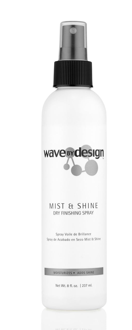 Design Essentials Wave by Design Mist & Shine Dry Finishing Spray - Moisturizes & Add Shine - 8 Oz - image 1