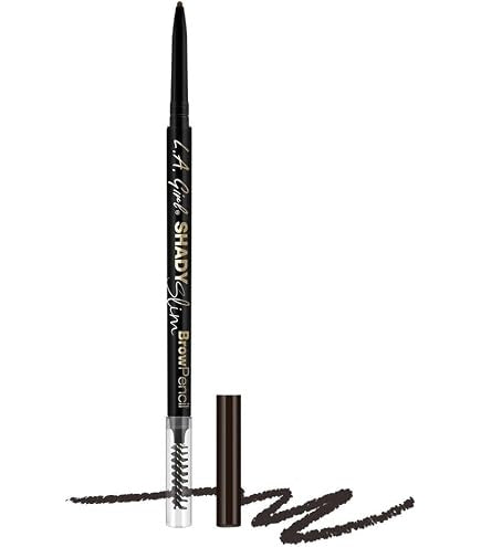 LA Girl Shady Slim Brow Pencil, Blackest Brown - image 1