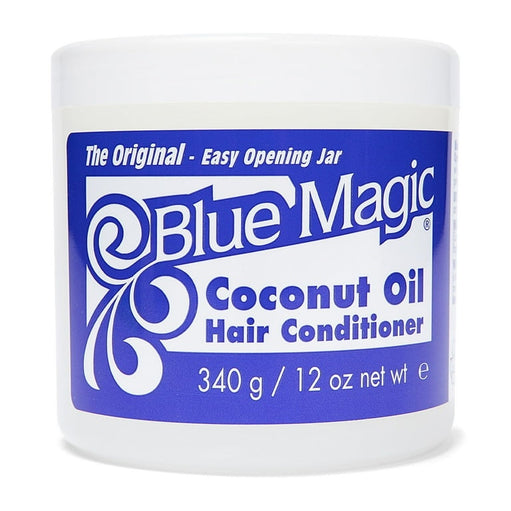 Blue Magic Coconut Oil Conditioner 12 Oz. Dry Hair Type Repair Split Ends Moisturizing Jar - image 1
