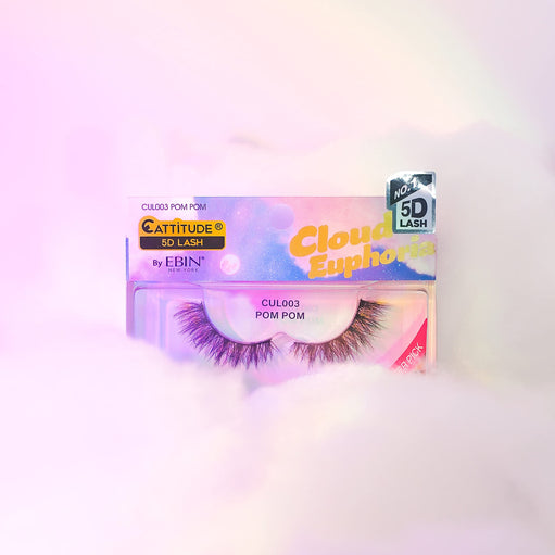 Cattitude 5D Lash Cloud Euphoria Intense - Wispy & Fluffy 5D False Eyelash Styles, Lightweight and Comfortable, Instant Volume and Effortless Glam - image 1