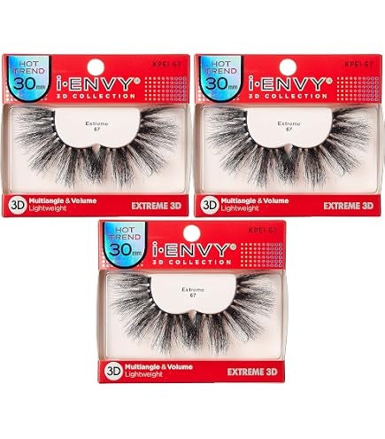 I-envy 3D Collection Multi-angle & Volume Extreme 3D 30mm Lashes - Kpei72 - image 1
