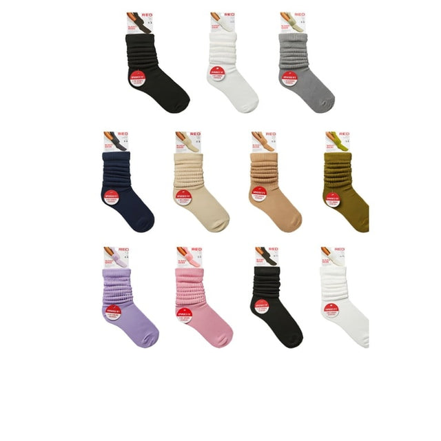 Kiss - Red Slouch Socks Large - image 1