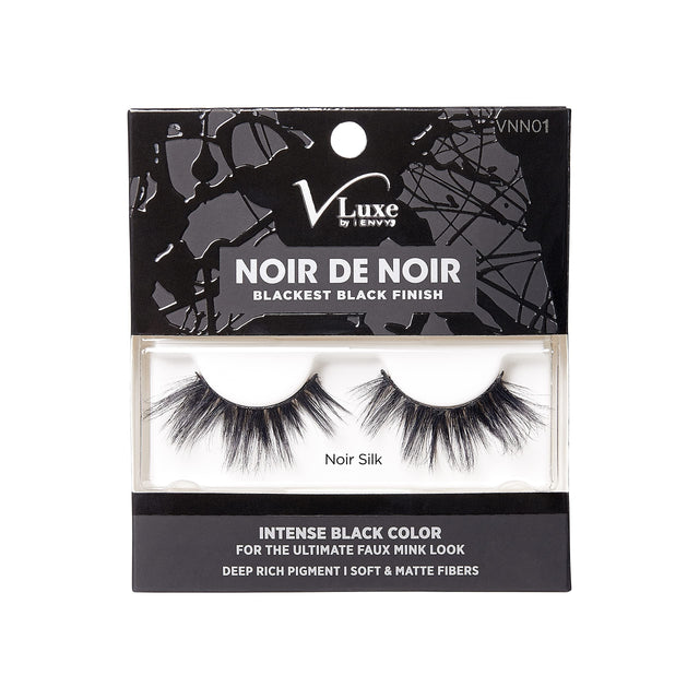 I-Envy V-luxe Noir De Noir Blackest Black Finish Lashes - Noir Silk - image 1