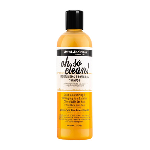 Aunt Jackie S Curls & Coils Oh So Clean Moisturizing & Softening Shampoo 12 Fl Oz - image 1