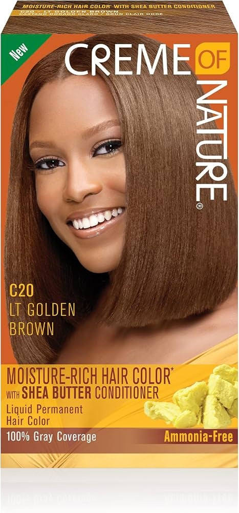 Creme of Nature Golden Brown Moisture Rich Hair Color 1 - image 1