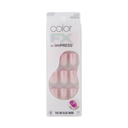 KISS ImPRESS Color FX No Glue Mani 30 Pcs Press on Nails, Medium False Nails, Metallic Chrome & Cat Eye, Peel & Press, Hassle-Free Removal, Includes M - image 1