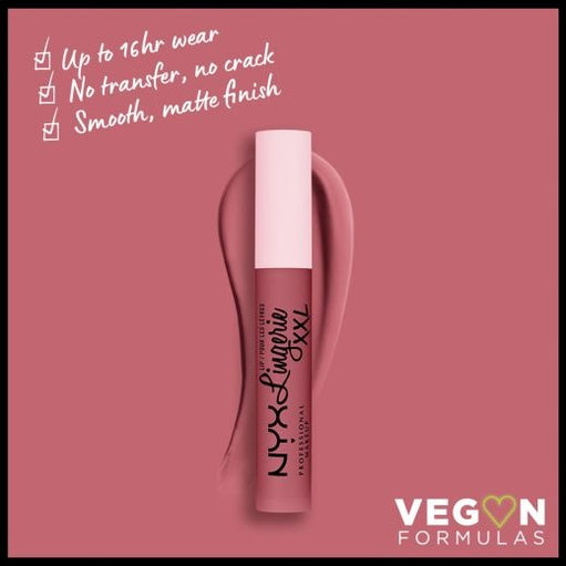 NYX Professional Makeup Lip Lingerie XXL Long-Lasting Matte Liquid Lipstick, Flaunt It - image 1