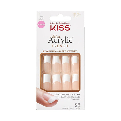 KISS Salon Acrylic French Press on Glue Nails - Paris Lover - image 1