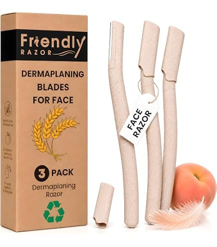 Kiss New York Eyebrow Razor Trimmer Facial Hair Shaper Remover, Multipurpose Exfoliating Dermaplaning Dermaplane Shaving Tools for Men & Women 9 Count - image 1