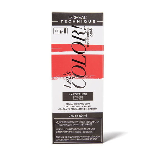 L Oreal Let S Color! Permanent Haircolor (2 Oz) - 4.6 Royal Red - image 1