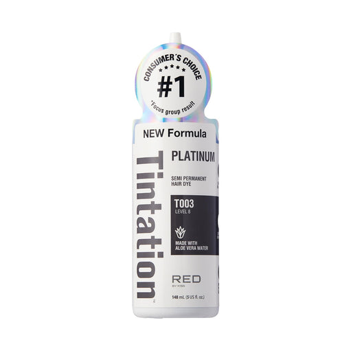 Kiss Tintation Semi-Permanent Hair Color Treatment 148 ML (5 US Fl.oz) (Platinum) - image 1