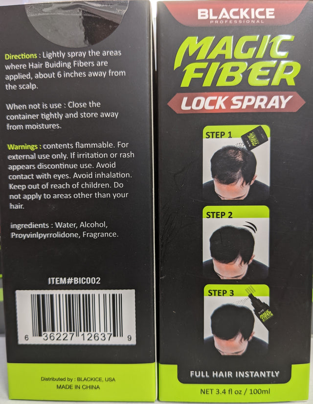 Black Ice Magic Fiber Lock Spray - image 1