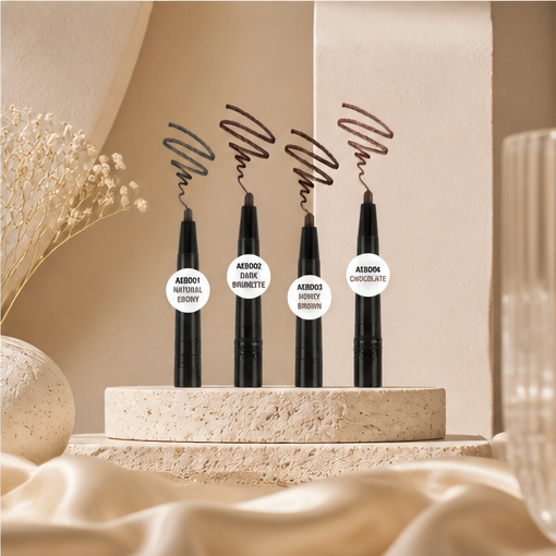 Absolute New York 2-in-1 Brow Perfecter Dual-Ended Eyebrow Tool Pencil and Pomade (AEBD04 Chocolate) - image 4