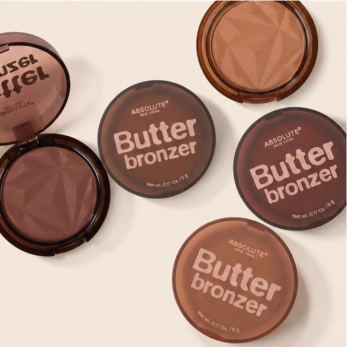 Absolute New York Butter Bronzer Blush, Soft Pressed Powder, Highly Pigmented with Ultra Fine Shimmer (MFFB05 Butterscotch) - image 3