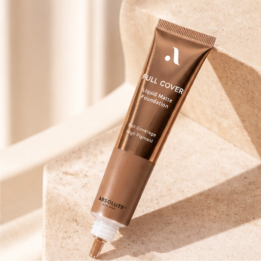 Absolute New York MFFD08 Full Cover Liquid Matte Foundation; Creamy Oil Free Formula with Dropper Tip; Natural Matte Finish - image 2